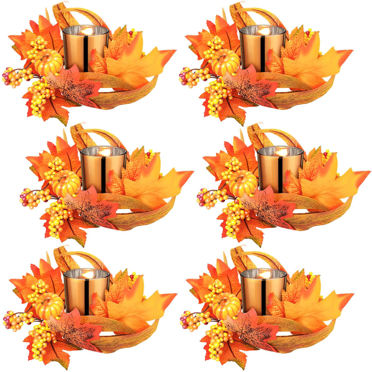 Fall Candles & Holders