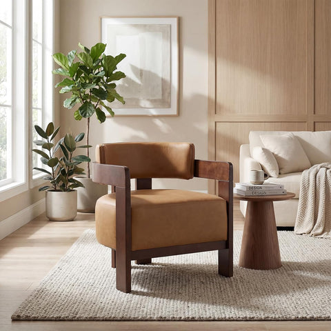 Leather Accent Chairs