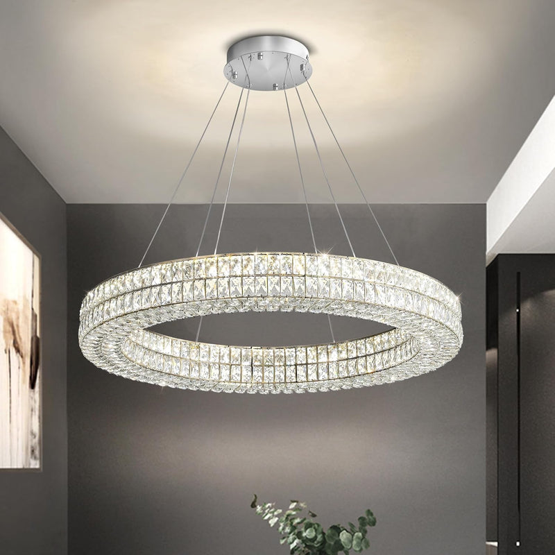 Crystal Ring Chandeliers