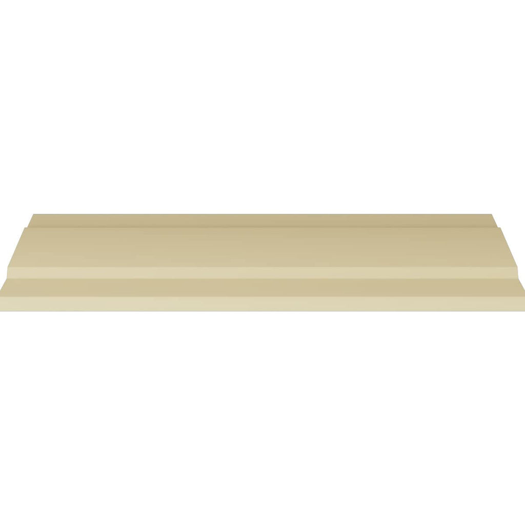 BulwarkDentil and Rope Crown Moulding, 3 1/2"H x 3 7/8"P x 5 1/8"F x 94 1/2"L, (1 3/8" Repeat), Factory