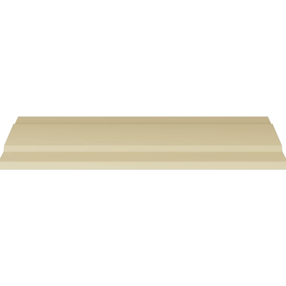 BulwarkDentil and Rope Crown Moulding, 3 1/2"H x 3 7/8"P x 5 1/8"F x 94 1/2"L, (1 3/8" Repeat), Factory