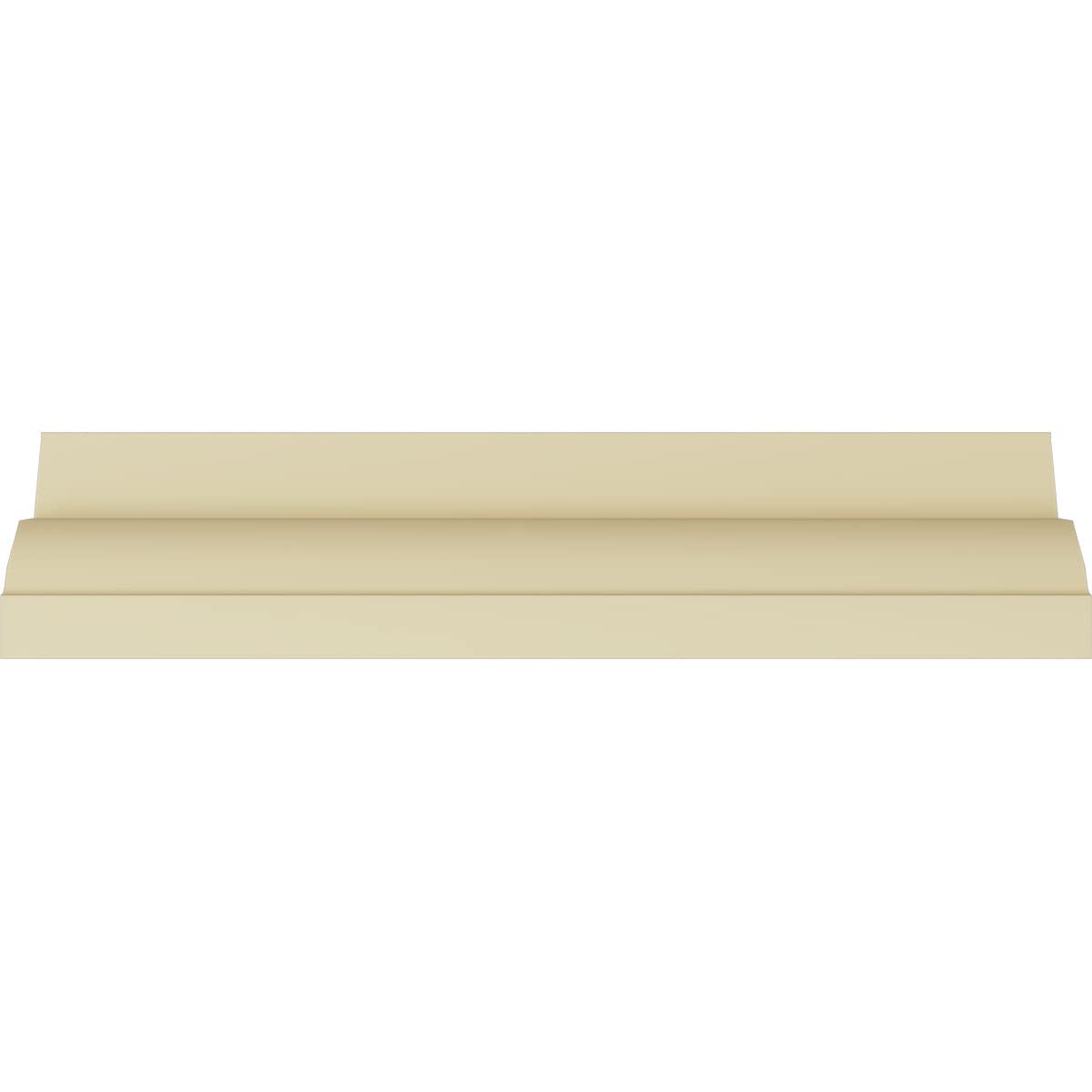 Dentil Crown Moulding, 2 7/8"H x 2 5/8"P x 3 3/4"F x 94 1/2"L, Factory Primed (12-Pack)