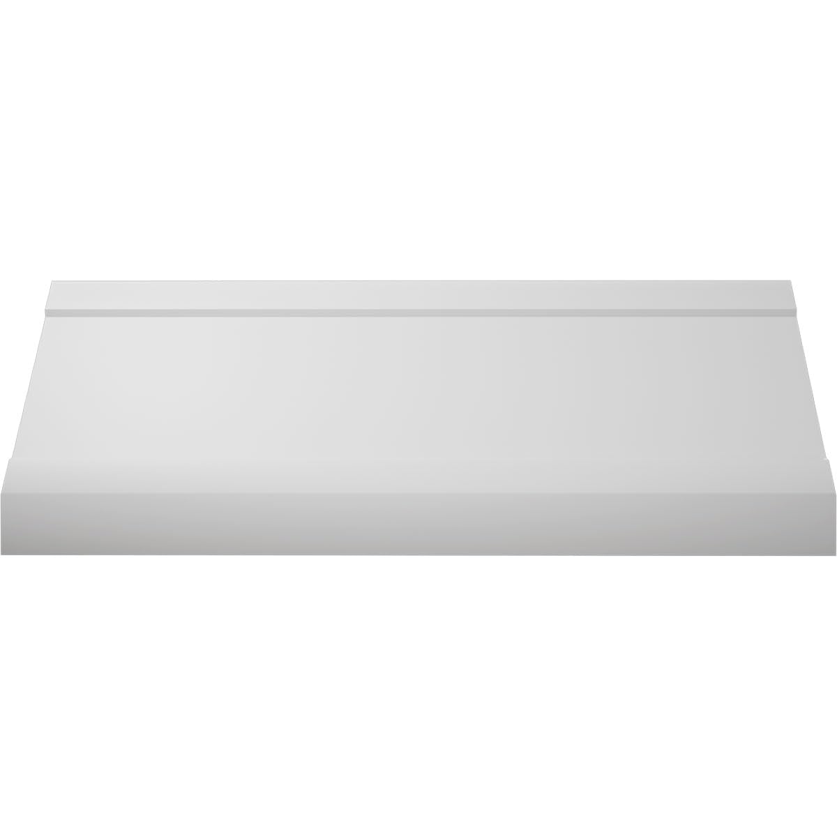 3"H x 2 1/8"P x 3 5/8"F x 96"L, TrueCraft PVC Crown Moulding, White