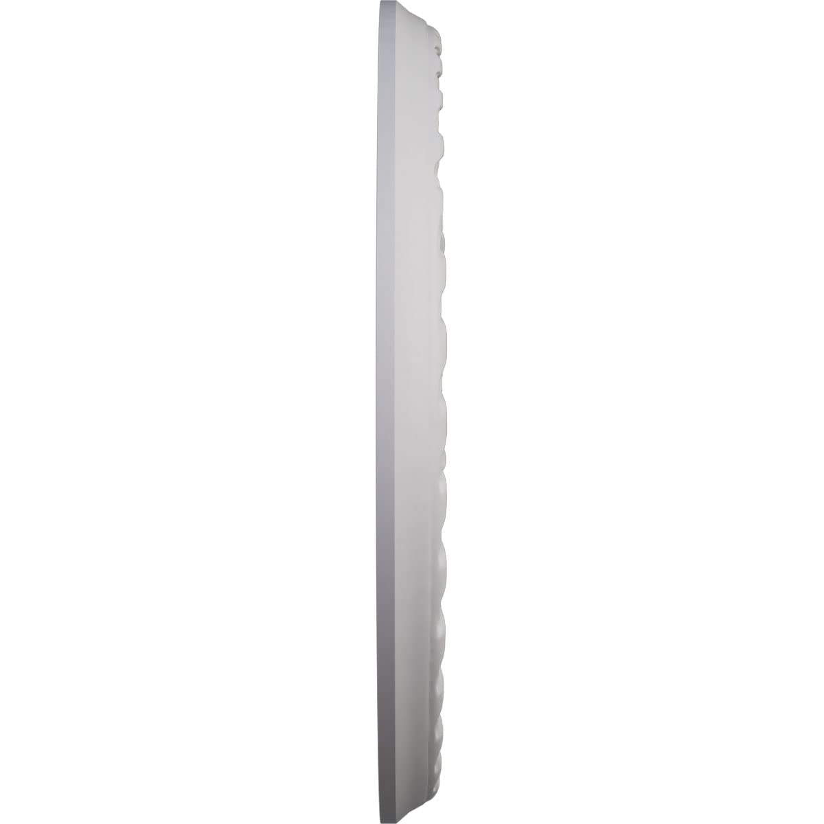 11-3/8" x 3-5/8" x 7/8" Palmetto Ceiling Medallion, Ultra Pure White