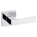 Singapore Dummy Door Handle, Single Sided Lever for Closets, French Double Doors, and Pantry, Polished Chrome