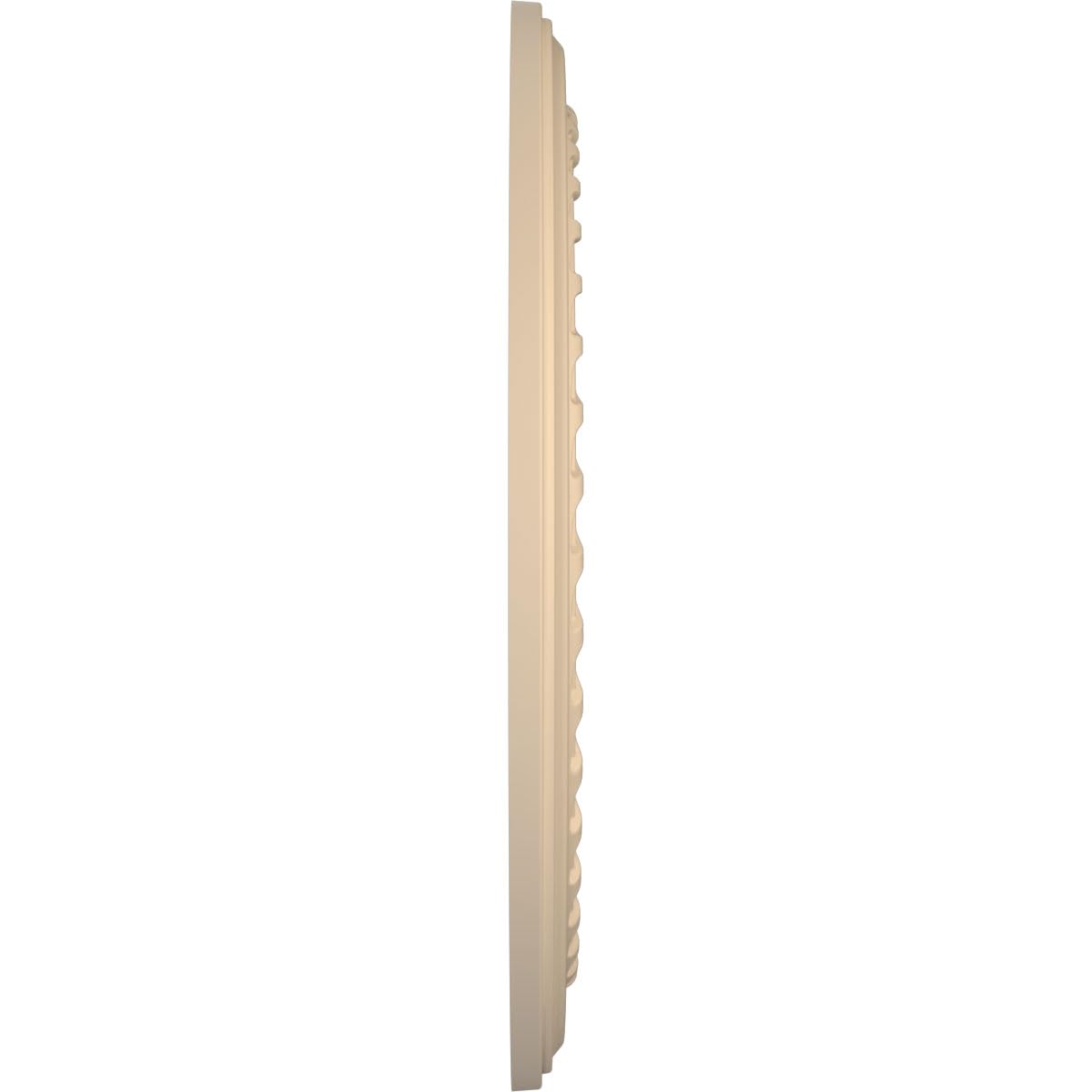 19"OD x 3 1/2"ID x 1"P Cole Thermoformed PVC Ceiling Medallion (Fits Canopies up to 5 1/8"), UltraCover Satin Smokey
