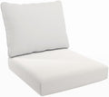 Outdoor Deep Seat, Patio Seat Cushion, 24 x 48 Inch, Premium Outdoor Memory Foam, Fade Resistant, Solstice Olefin
