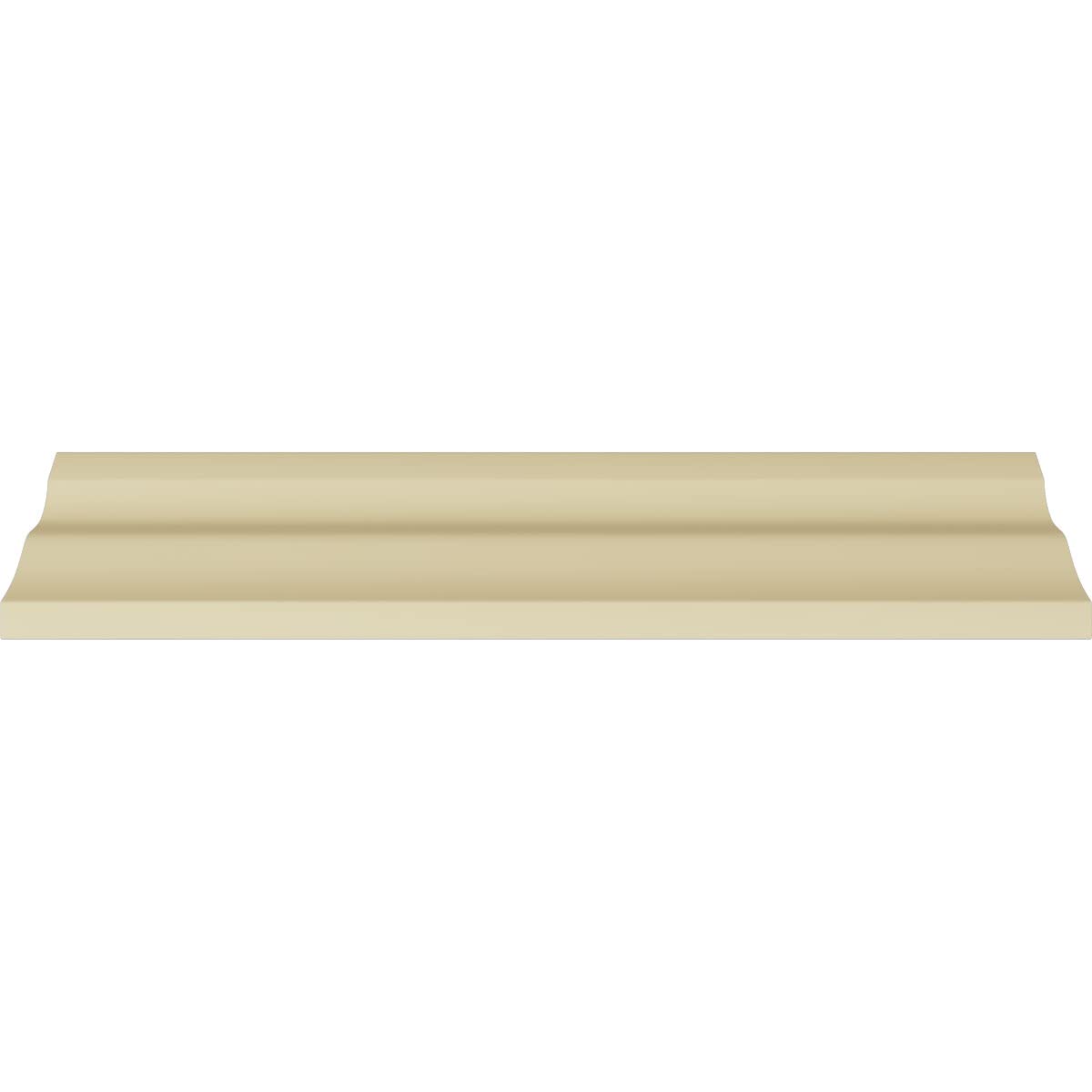 Dentil Crown Moulding, 3 1/4"H x 3 1/4"P x 4 3/8"F x 94 1/2"L, Factory Primed (8-Pack)