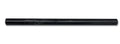 Black Marble Polished 3/4" X 12" Bullnose Trim Liner Tile-20 pcs.