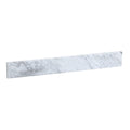 Napoli 32" Traditional Marble Backsplash in Carrara White