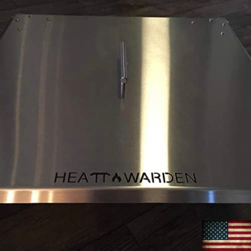 Premium Heat Deflector System with 3 Stainless Steel Sides Turns Your FIRE Pit INTO a Warm and Cozy Outdoor Fireplace!