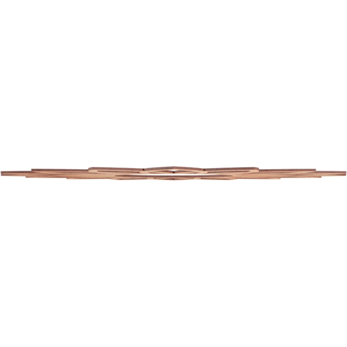 36"OD x 13 7/8"ID x 1/4"T Daisy Wood Fretwork Pierced Ceiling Medallion, Cherry