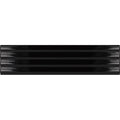 Deco Subway Ceramic Tile Black 2x8 Glossy 4.09 sq ft/case 38-Pack