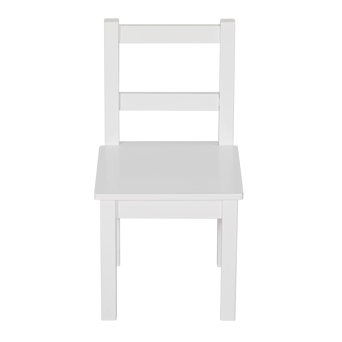 Child's Wooden Chair Pair for Play or Activity, Set of 2, White