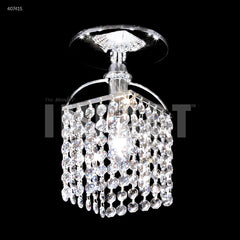 James R. Moder Contemporary Collection 1-Light Hall and Master Closets — Silver, 6in — Castelune Home