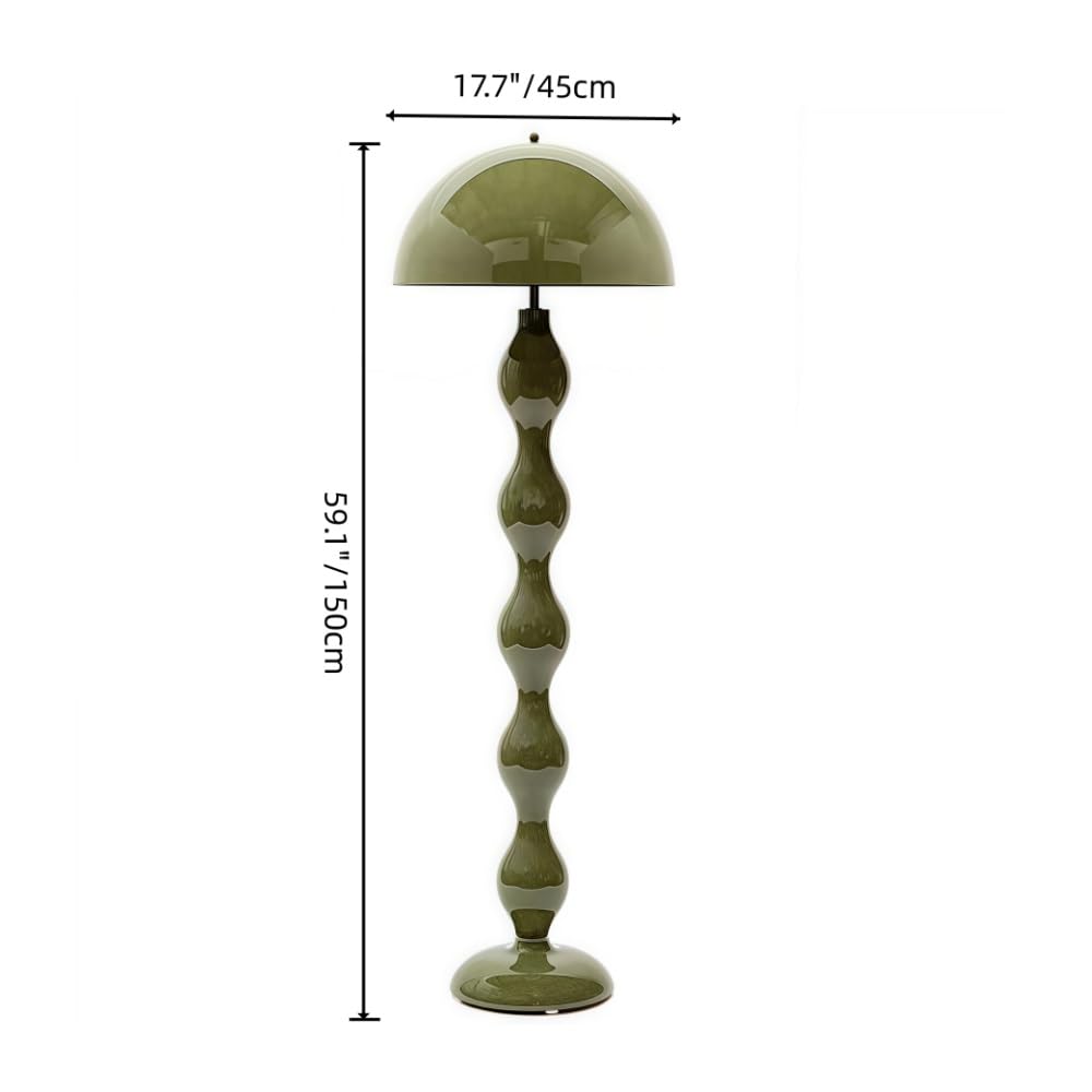 Modern Sculptural Floor Lamp, Contemporary LED Standing Light, or Reading Corner(Red)