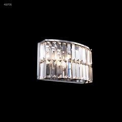 James R. Moder Vanity Light Collection 3-Light Wall Sconce / Vanity — Silver, 11in — Castelune Home