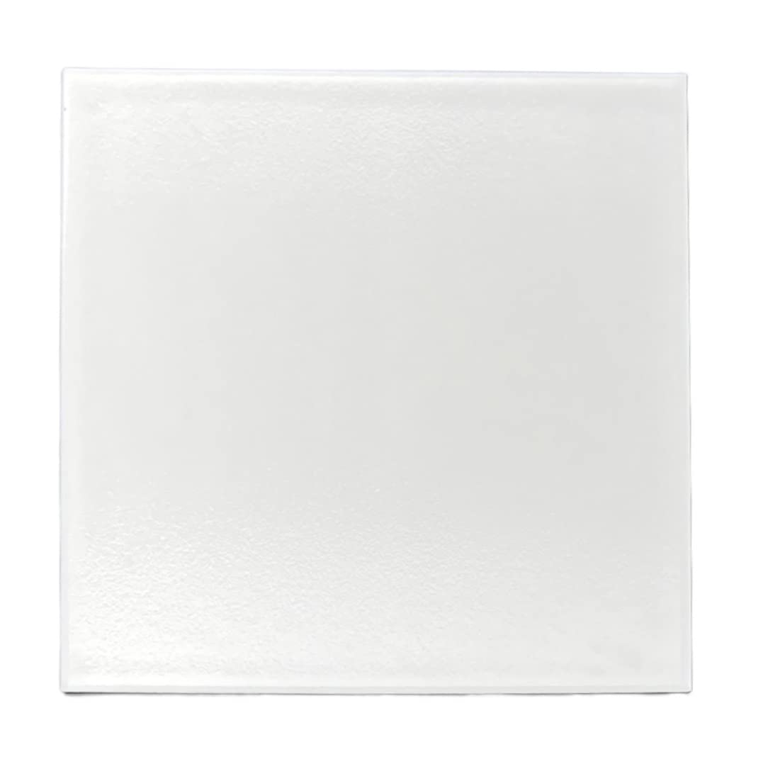 12x12 White Porcelain Floor and Wall Tile - Semi-Matte Glazed Finish Backsplash, Bathroom Shower, Flooring (1 Piece