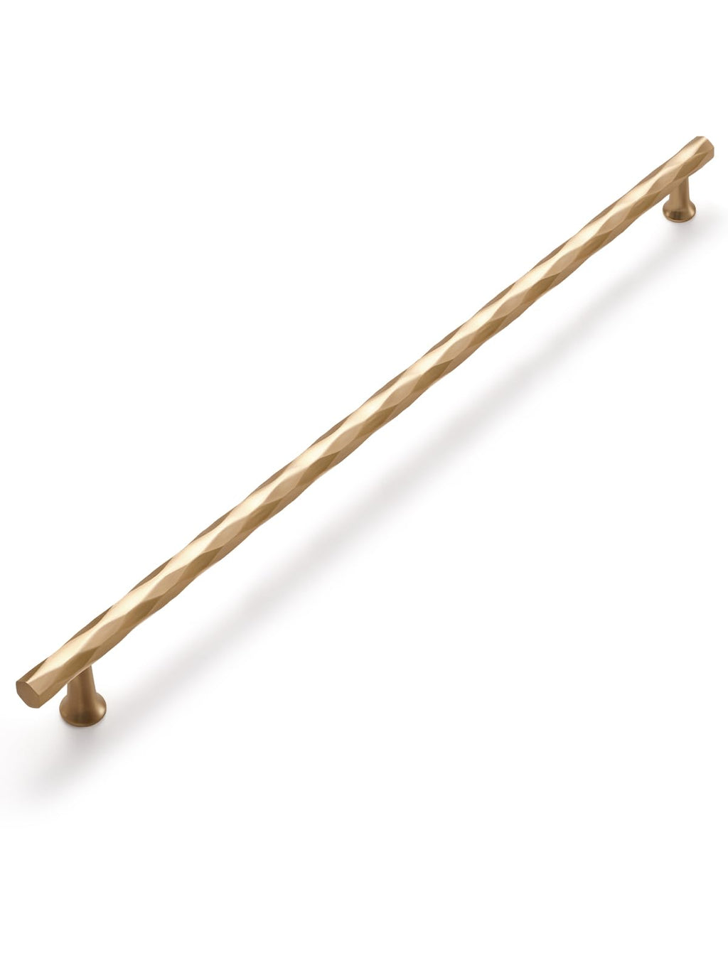 Cabinet Pulls Champagne Bronze 12.6" Hole Center 5 Pack Hammered