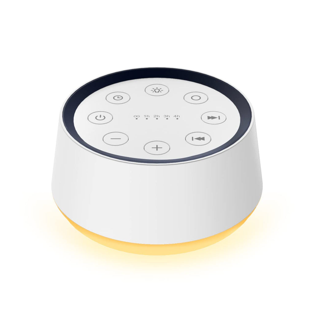 Brown Noise Sound Machine with 30 Sounds, 12 Colors Night Light White Noise Machine for Adults Baby Kids Sleep Machines