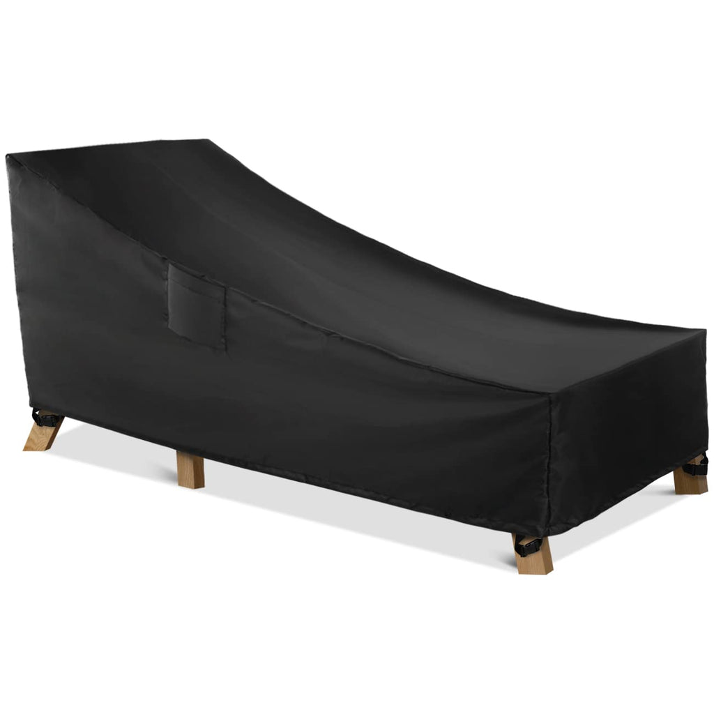 Patio Chaise Lounge Cover Waterproof, 78L x 34W x 32H inch
