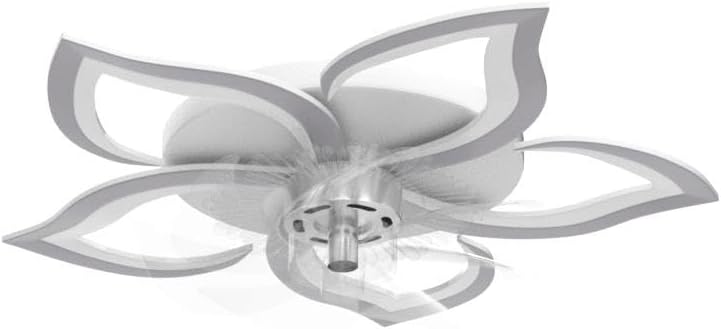 Flush Mount Ceiling Fan with Light & Remote