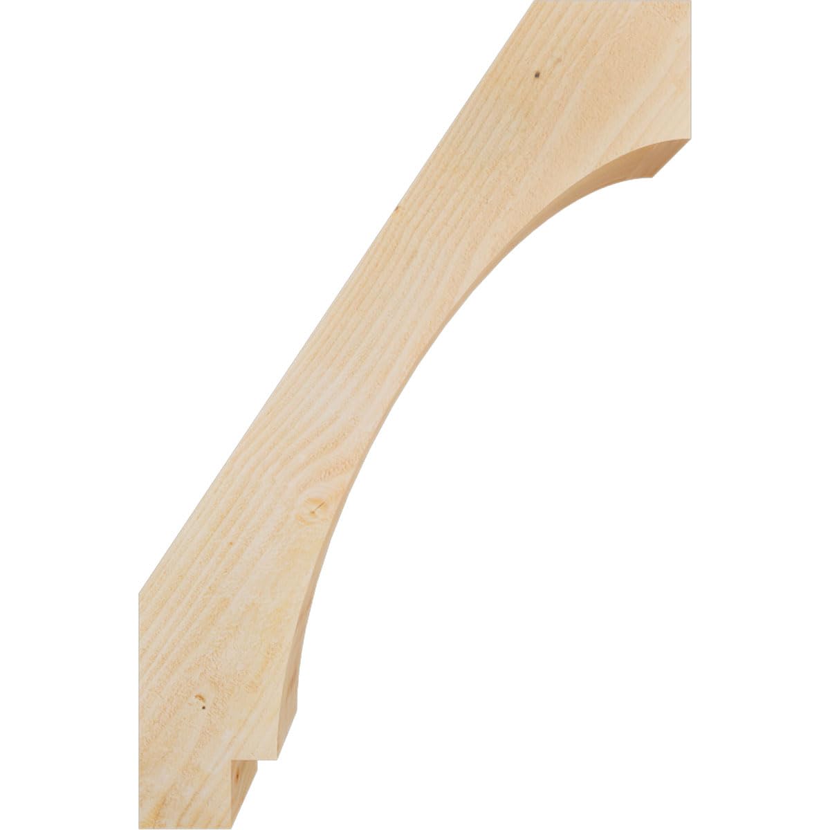 6"W x 24"D x 36"H Imperial Rough Sawn Knee Brace, Douglas Fir