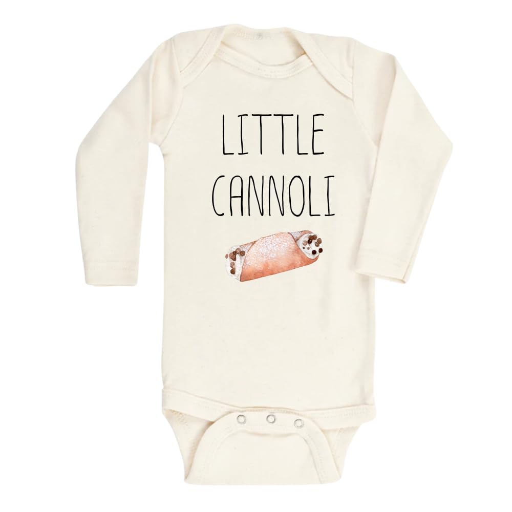 Kids Tshirt Baby Bodysuit Little Cannoli Baby Bodysuit Newborn Outfit Baby Shower Gift
