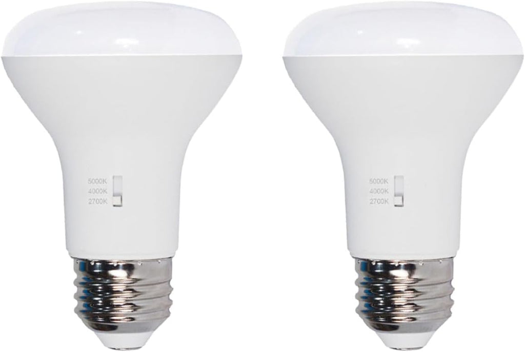 3CCT Dimmable LED BR20 Flood Light Bulb,Warm White Cool White Daylight 8W (Equivalent to 60W),2700K 4000K