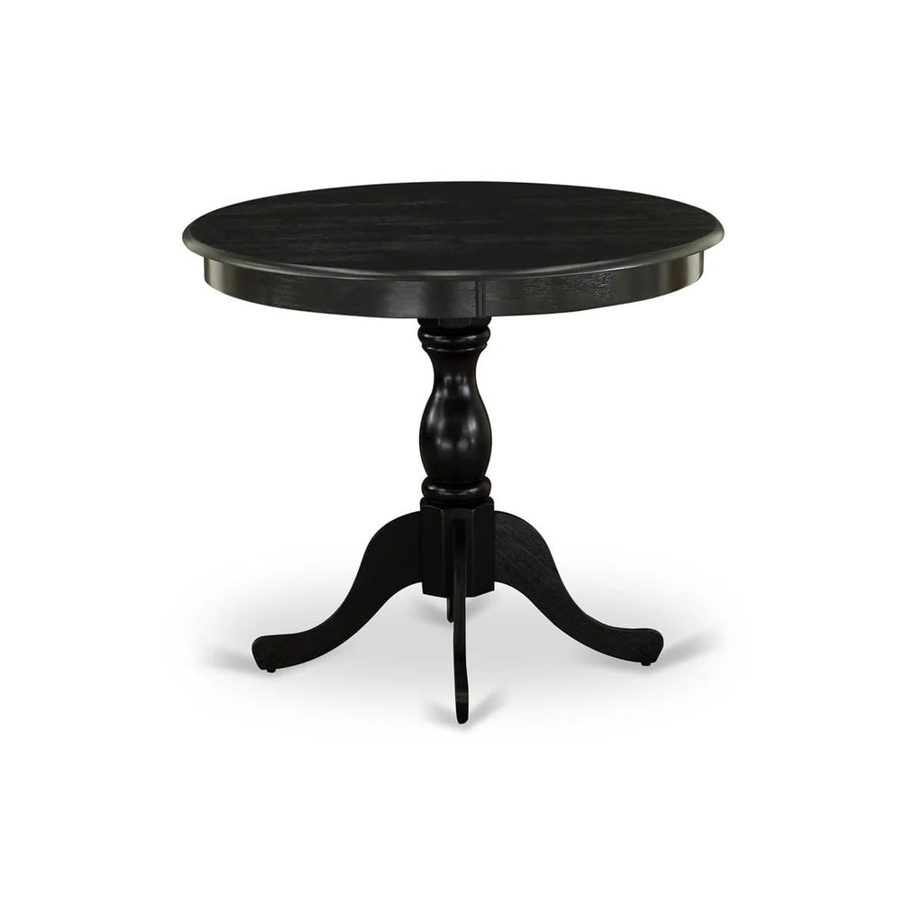 Inspired Saarinen Style 5 Piece Modern Dining Table Set Includes a Round Kitchen Table with Pedestal and 4 Dining Room Chairs