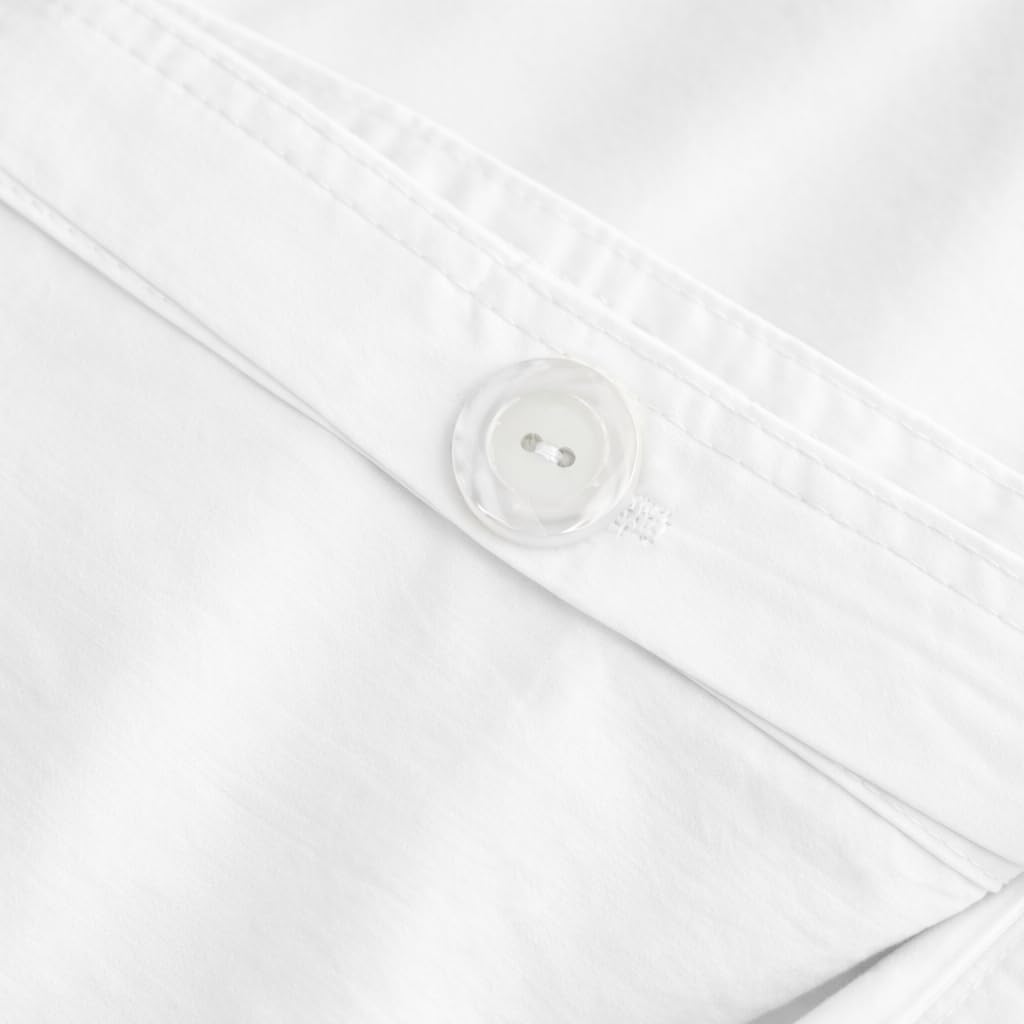 415 Thread Count Percal Duvet Cover Set - 100% Peruvian Pima Cotton, 3 Piece (1 Cover, 2 Pillowcases)