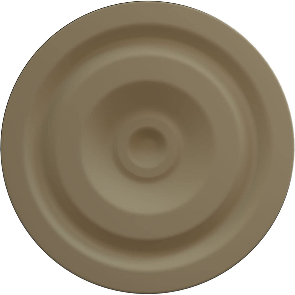 9 5/8"OD x 1 1/8"P Maria Ceiling Medallion (Fits Canopies up to 1 3/4"), Hand-Painted Flash Blue
