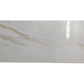 TRCD-CLG-Gloss Siena White Greyish Oro Gold Brownish 12x24 Calacatta Marble Look Porcelain Gloss Shiny Floor Wall