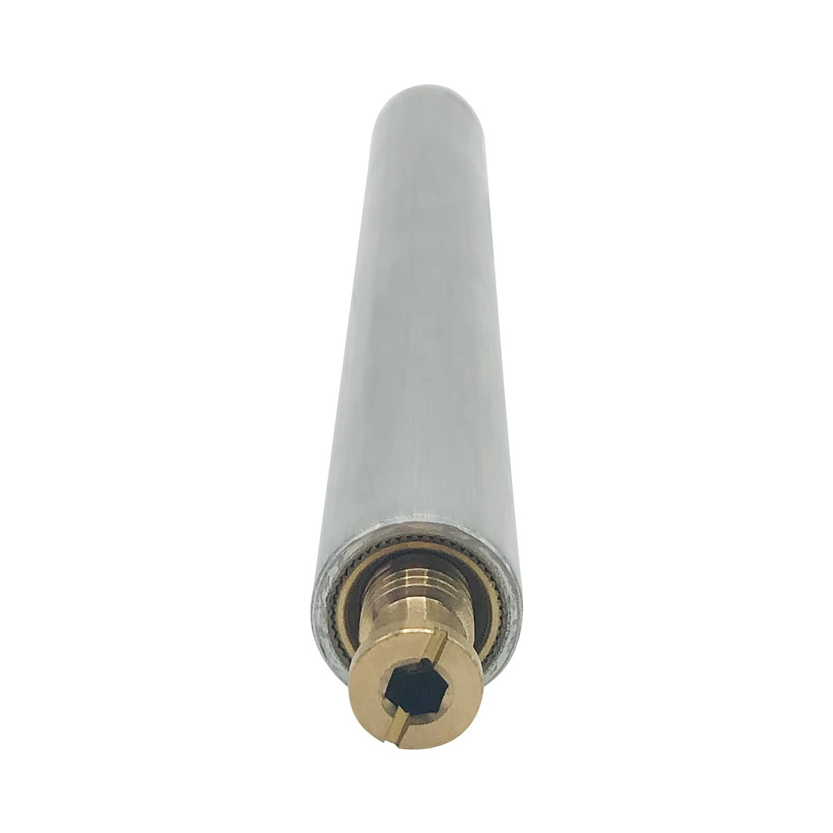 10 Pack 10" Aluminum Tube with Brass Anchor for Pool Safety Cover Installation, Anchor Installation for Loose Ground