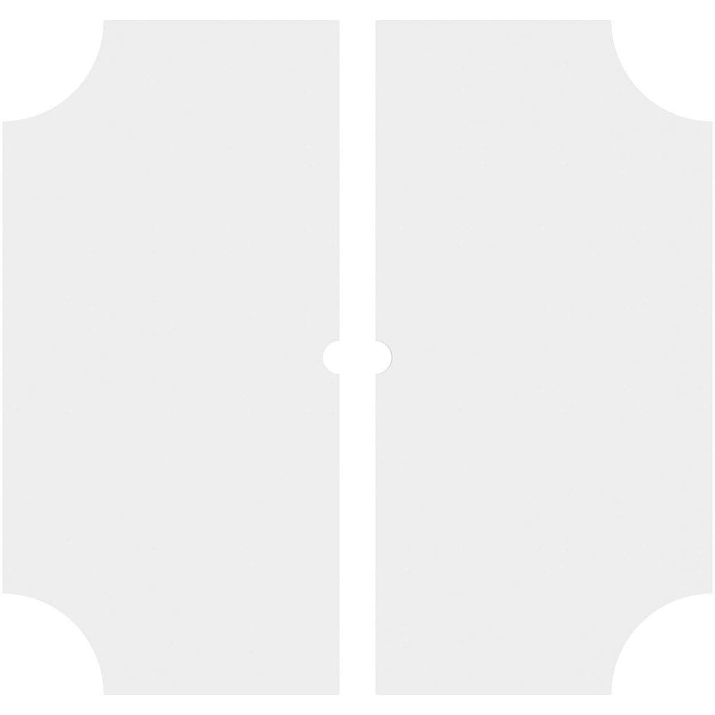 02000 Architectural Grade PVC Contemporary, Two Piece Urethane Ceiling Medallions 40"OD x 2"ID x 24"C