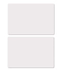 23.6'' by 15.7''Flexible Silicone Placemat Non Slip Waterproof Heat Resistant Dinner Table Transparent with Fog 2 PCS