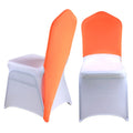 Chair Cap Covers Chair Hood Sash Chair Hat Bands (Orange, 20pcs)