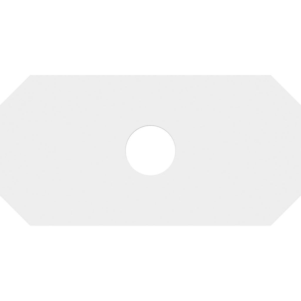 03000 Emerald Architectural Grade PVC Contemporary Urethane Ceiling Medallions 18"W x 9"H x 3"ID x 6 1/4"C