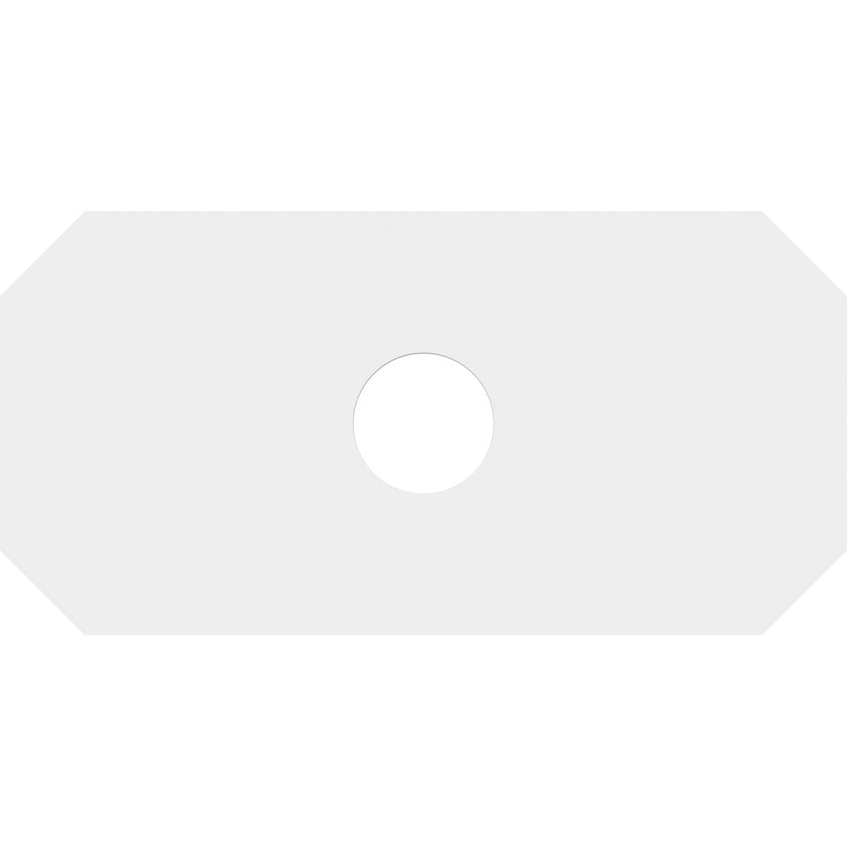 03000 Emerald Architectural Grade PVC Contemporary Urethane Ceiling Medallions 18"W x 9"H x 3"ID x 6 1/4"C
