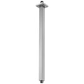 20 Inch Brushed Nickel Ceiling Mount Shower Arm and Flange, Square Rain Shower Arm