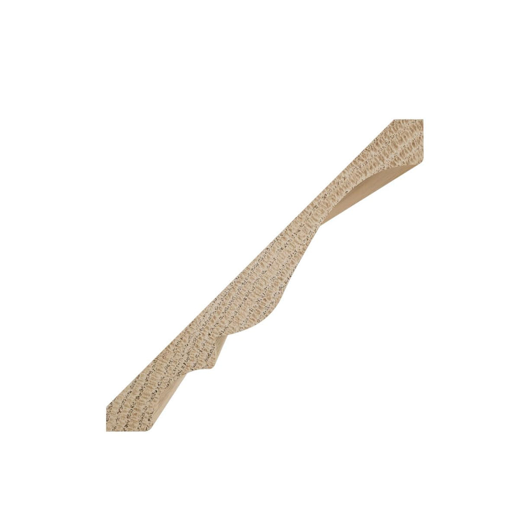 Crown Solid Hardwood Moulding, 3 11/16"H x 3 3/4"P x 5 1/4"F x 96"L, Stain Grade White Oak
