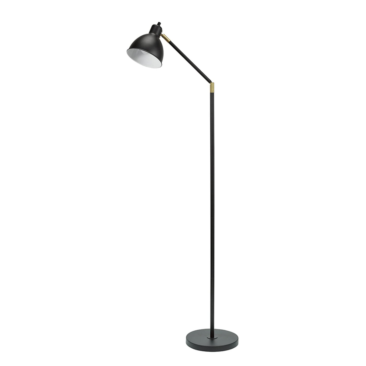 Modern Adjustable Floor Lamp, Standing Lamp, Living Room Light, LED Bulb NOT Included, 54.5", Black