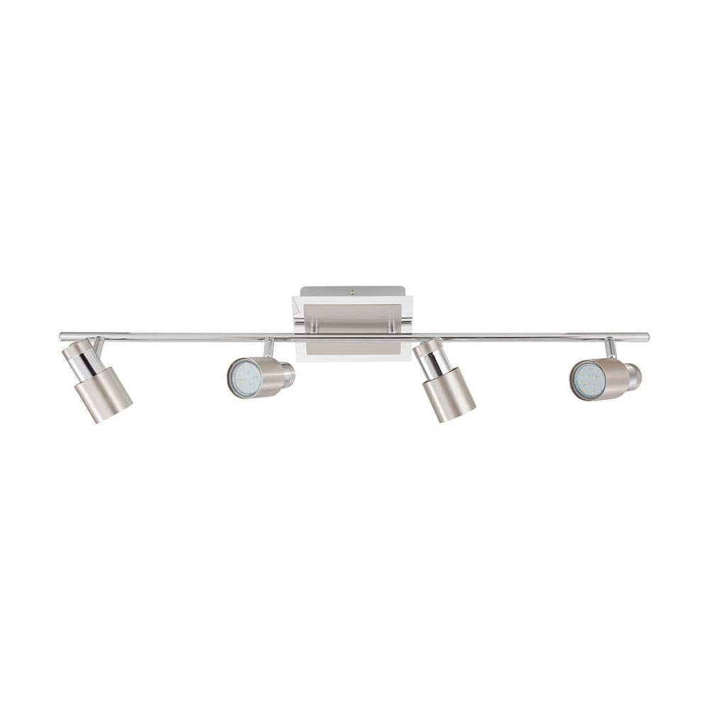 Track Light, Matte Nickel and Chrome Finish