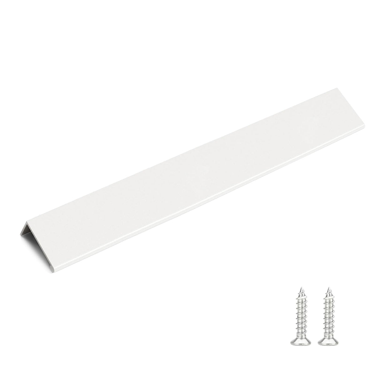 10 Pack 10" Cabinet Pulls White Finger Pulls for Cabinets