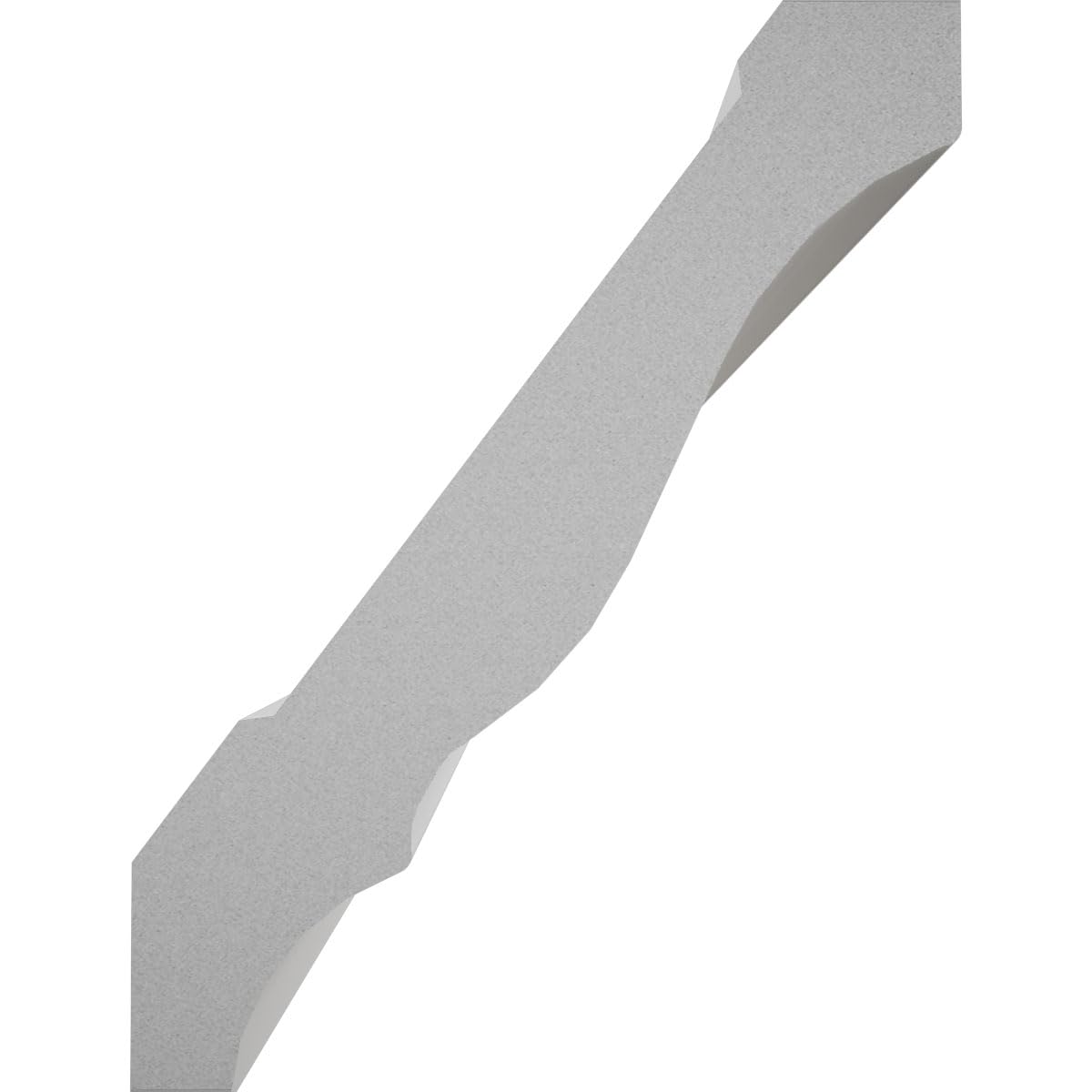 3"H x 2 1/8"P x 3 5/8"F x 96"L, TrueCraft PVC Crown Moulding, White