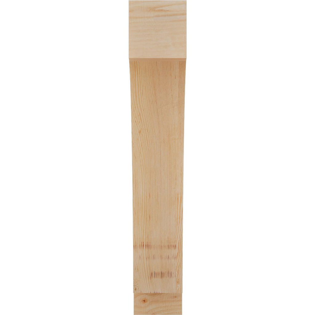 6"W x 24"D x 36"H Imperial Rough Sawn Knee Brace, Douglas Fir