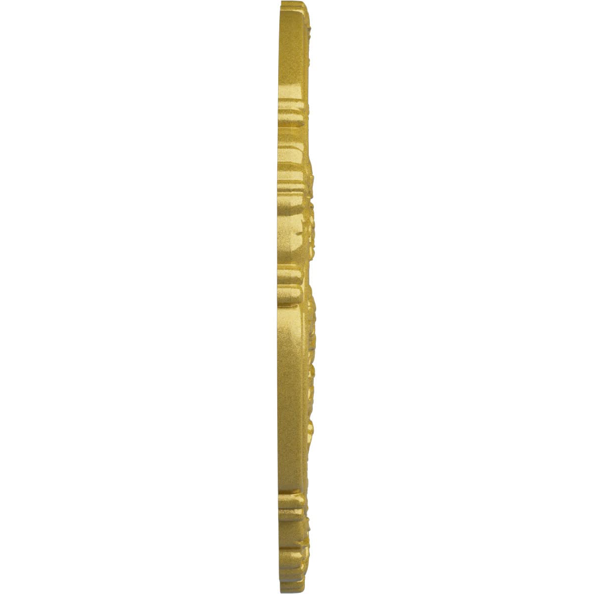 Attica with Rose Ceiling Medallion, Rich Gold, 26"OD x 3 3/4"ID x 1 1/2"P