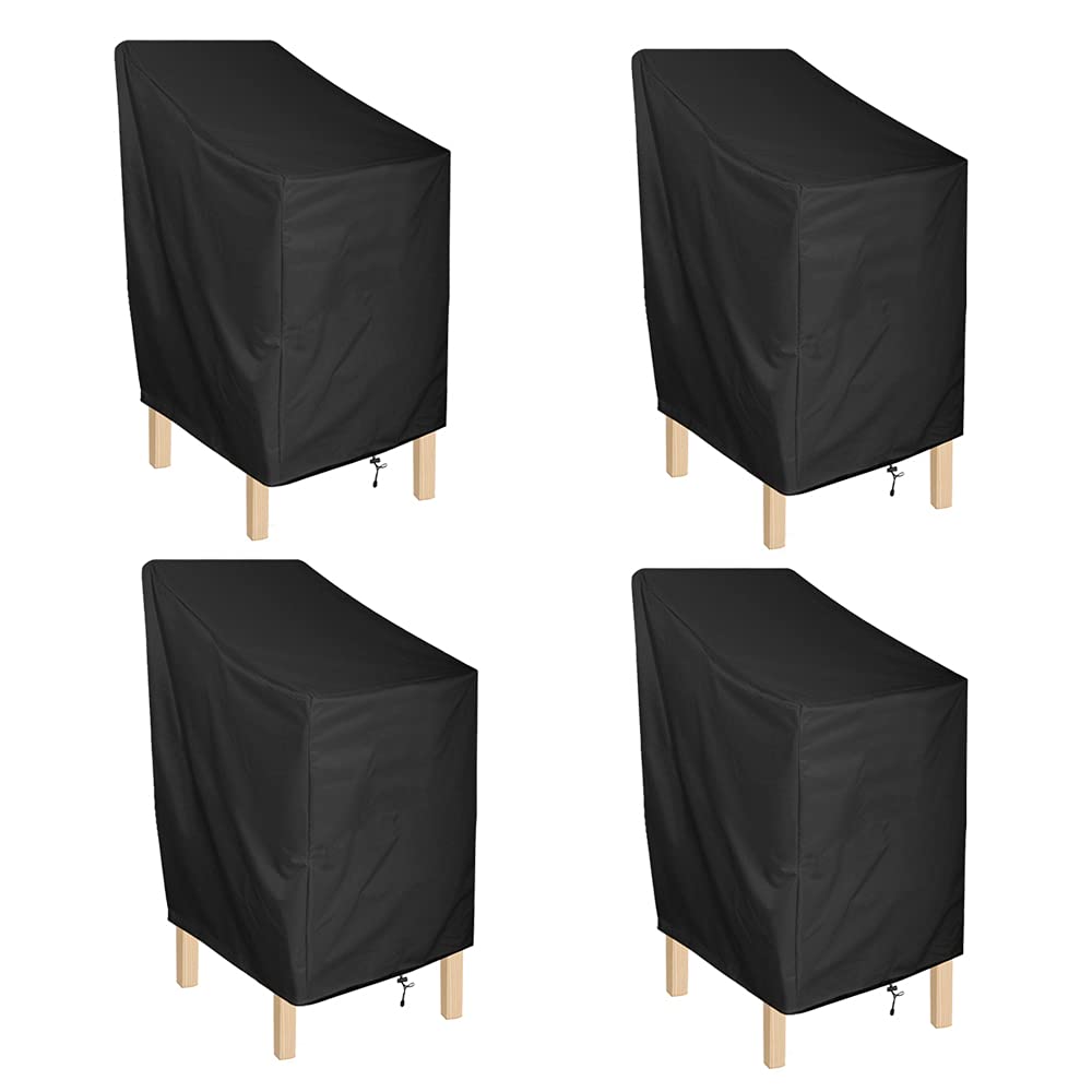 Stackable Outdoor, 27"L x 27"W x 49"H, 4 Pack