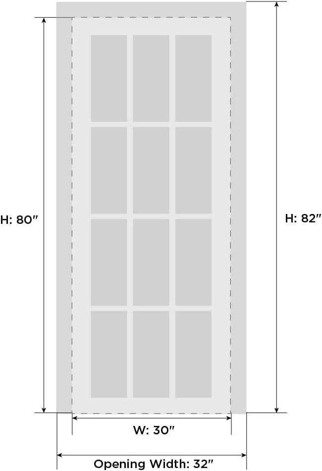Modern Solid Interior Door with Handle | Planum 1010 Chocolate Ash | Single Regural Panel Frame Trims | Bathroom Bedroom Sturdy Doors-30" x 80"