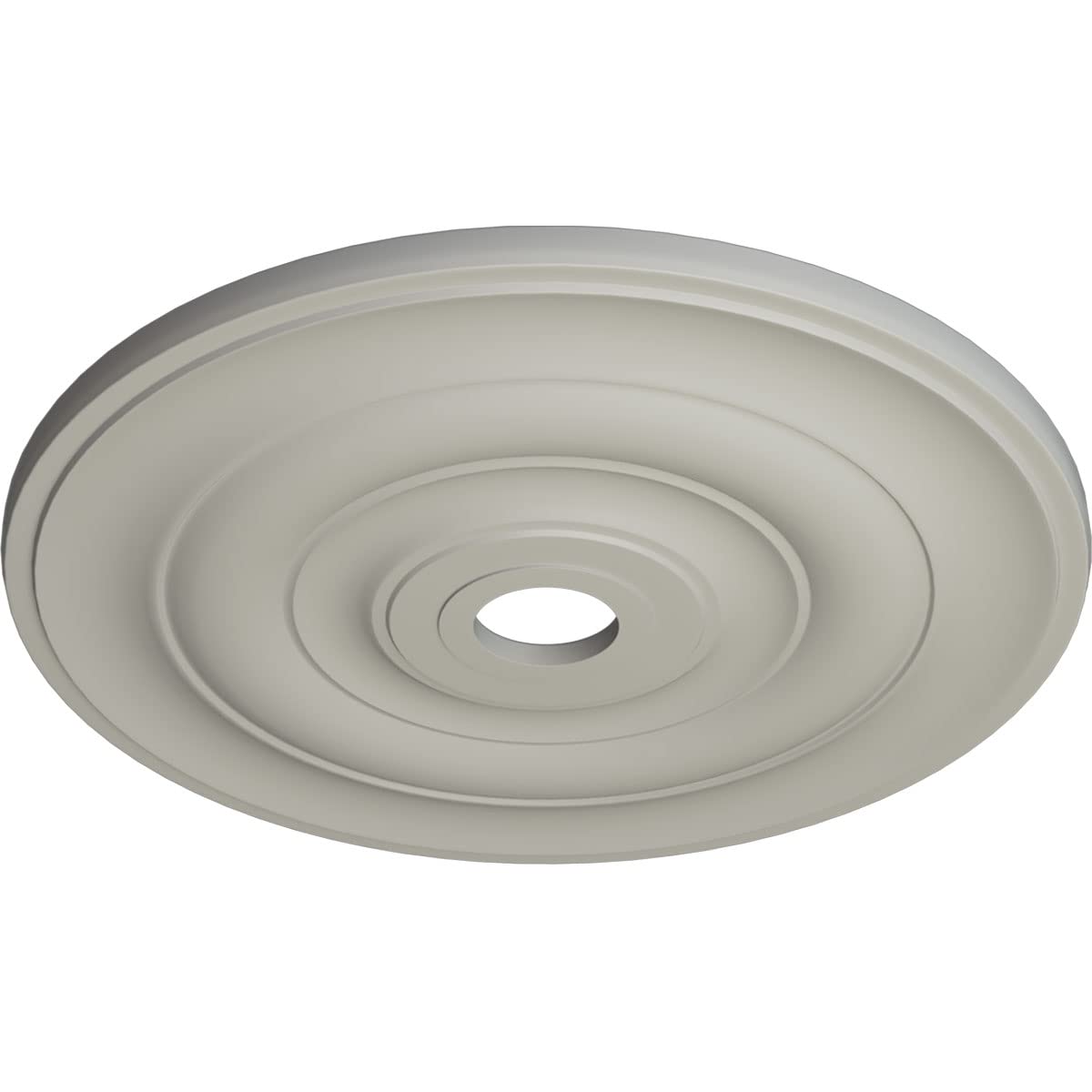 Jefferson Ceiling Medallion, 26 1/2"OD x 3 5/8"ID x 1 1/2"P (Fits Canopies up to 5"), Hand-Painted Brass